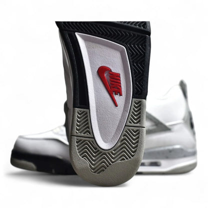 Air Jordan 4 Retro White Cement Sneakers