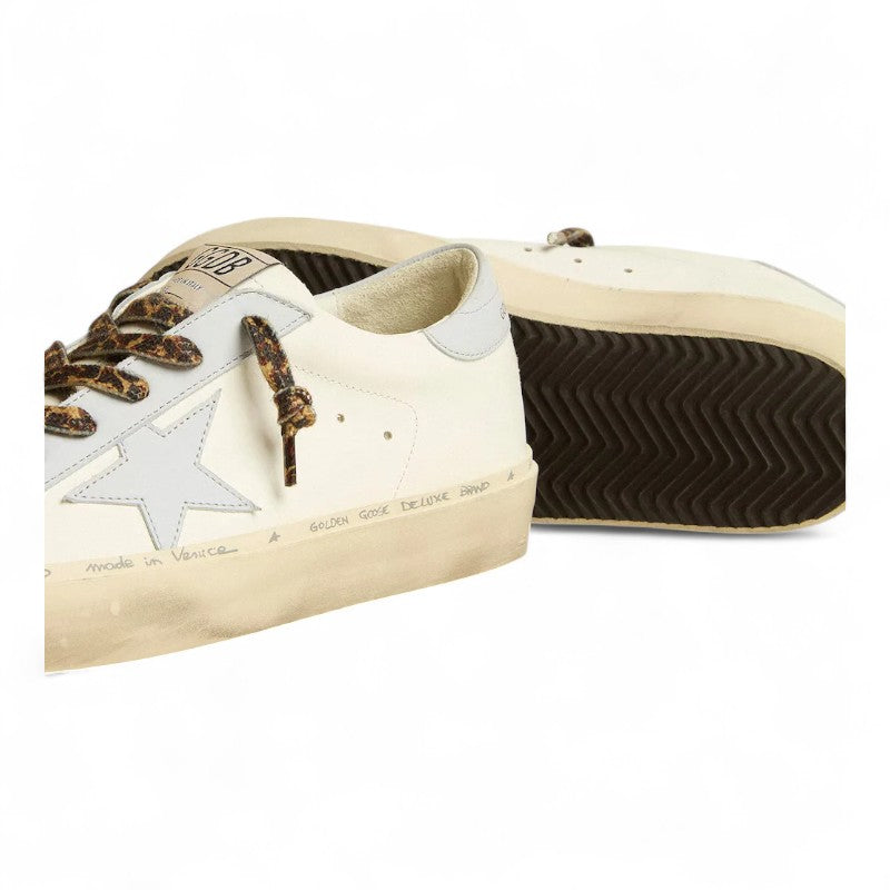 Hi Star LTD sneakers in leather with a light blue star and heel tab