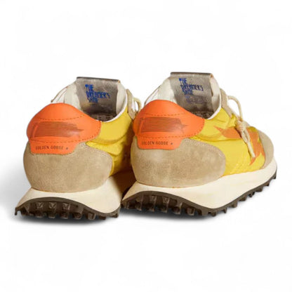Golden Goose Marathon Yellow Nylon Orange Star