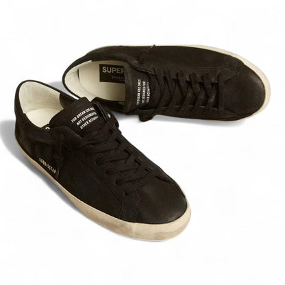 Golden Goose Super-Star Black Nubuck Sneakers