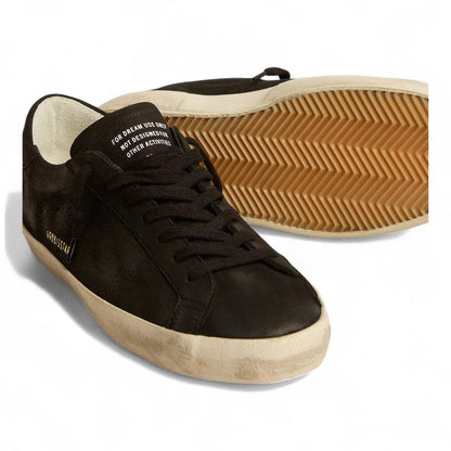 Golden Goose Super-Star Black Nubuck Sneakers