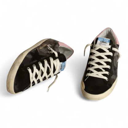 Golden Goose Super-Star LTD Metallic Camouflage Sneakers