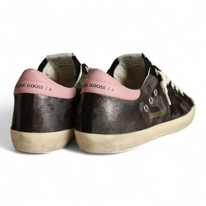 Golden Goose Super-Star LTD Metallic Camouflage Sneakers