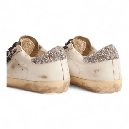 Golden Goose Super-Star LTD Leopard Crystal Star Sneakers