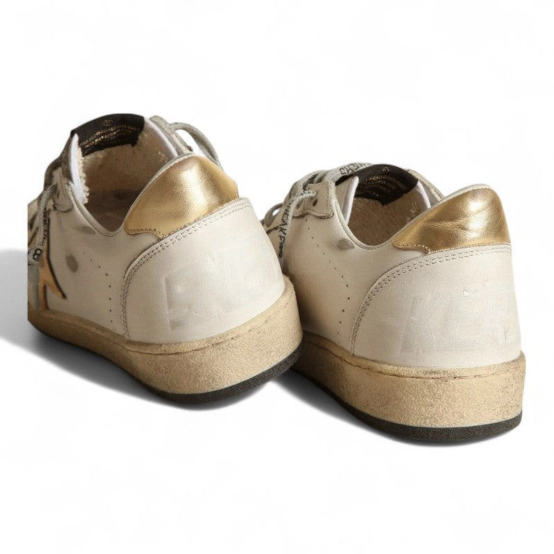 Ball Star sneakers with a golden star and matching heel tab