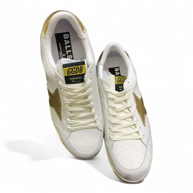 Ball Star sneakers with a golden star and matching heel tab