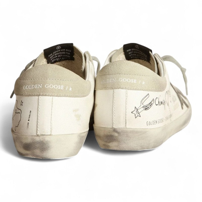 Super-Star sneakers with Texas graffiti