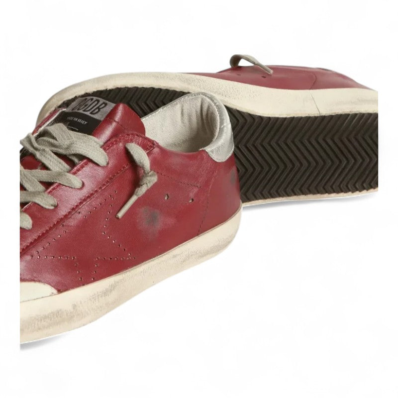 Superstar sneakers in nappa leather with perforated star
