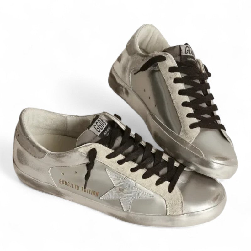 Super-Star sneakers with star and silver heel tab